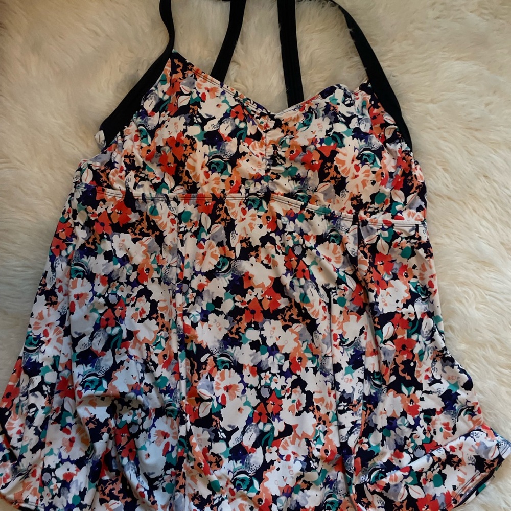 Floral swim dress
